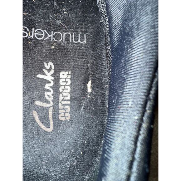 Clarks Muckers Zip Up Shoes Leather Rain Boots Ruck Womens Sz 5.5 EU 35.5 Brown - Picture 8 of 10